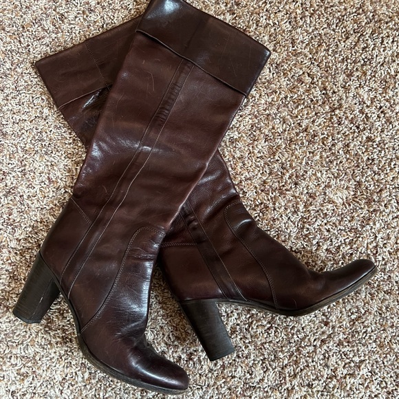 Sigerson Morrison Shoes - PreLoved! Sigerson Morrison Ver Cuoio Brown Leather Boots!